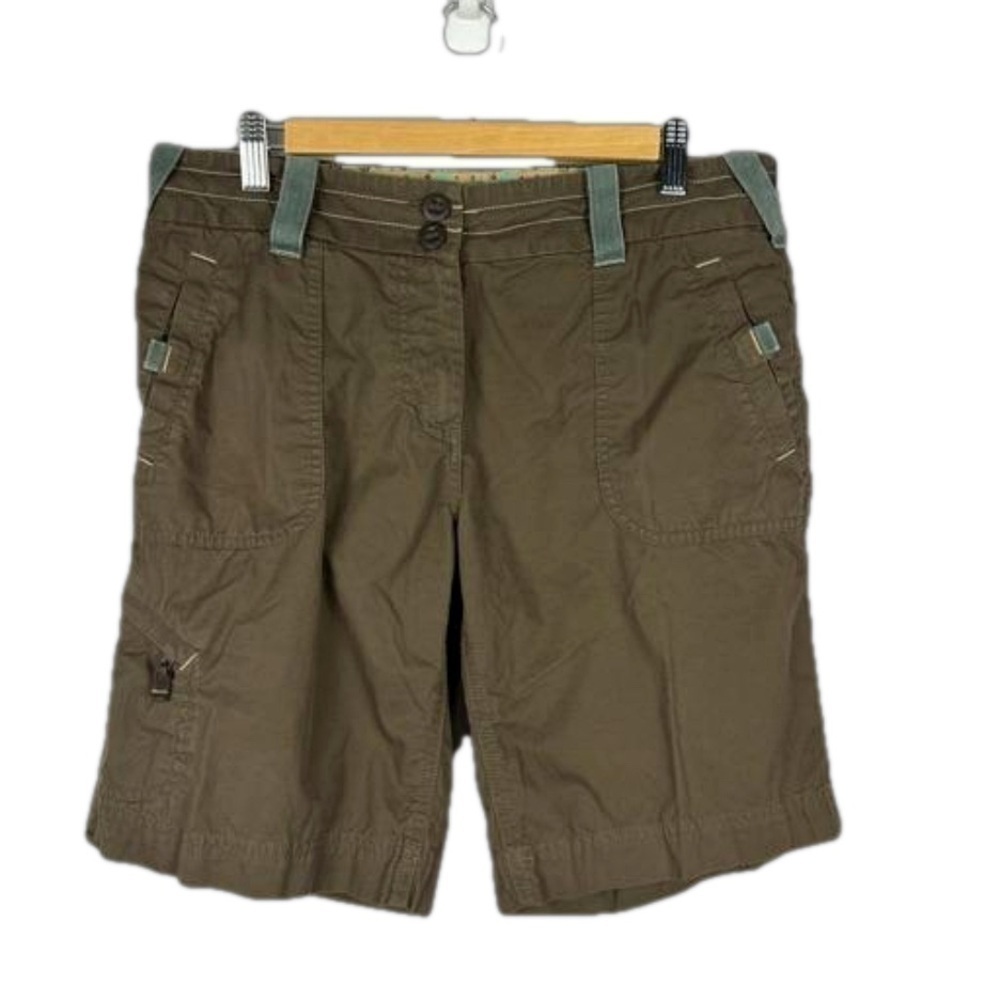 Marmot Cargo Shorts Olive Brown Hiking Utility Shorts Size 8 Sporty
